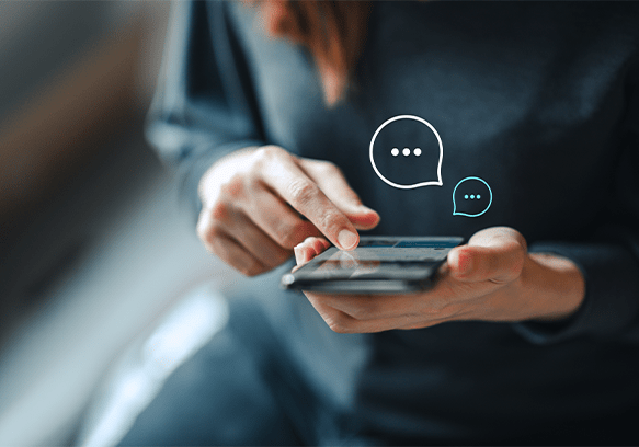 Marketing dashboard with SMS scheduling and engagement analytics.